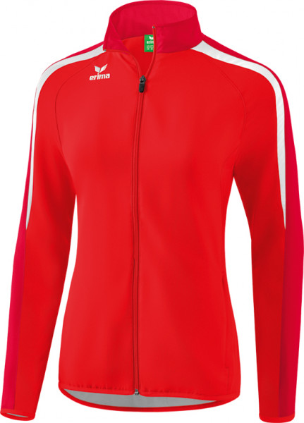 Damen Trainingsjacke Rot Weiß